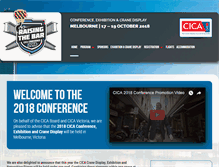 Tablet Screenshot of conference.cica.com.au